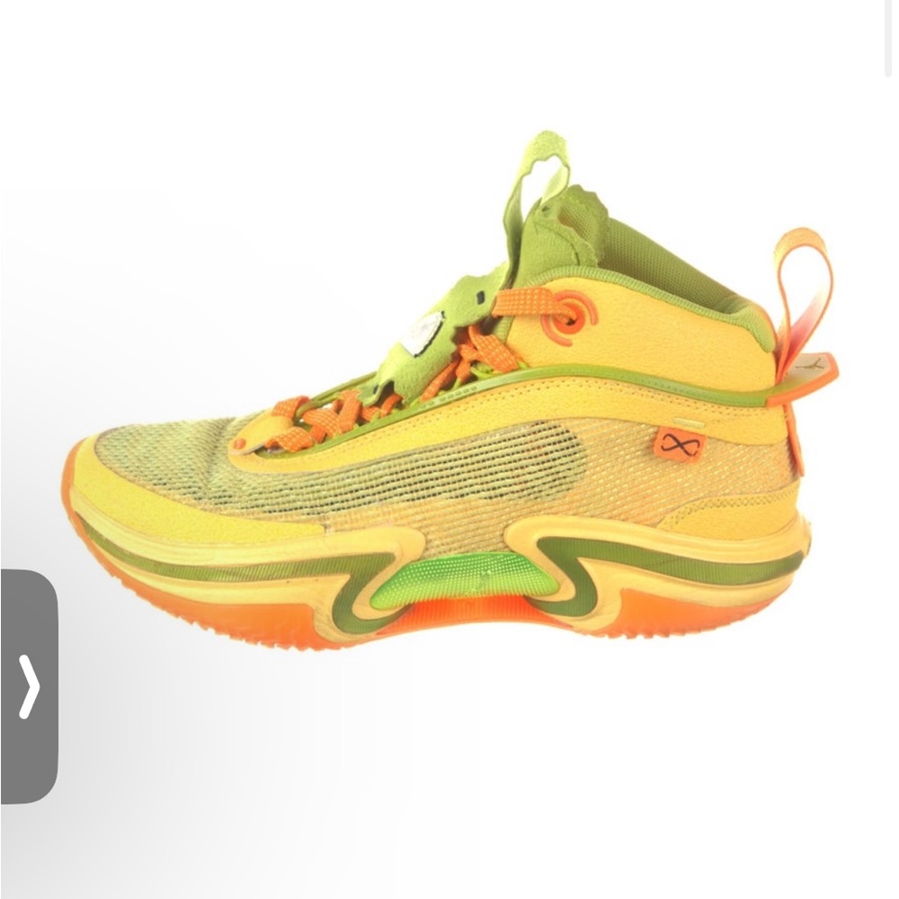 Kids' Green and Orange Athletic Shoes